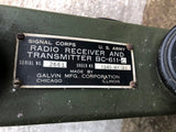 WW2 US ARMY WALKY TALKY RADIO BC-611-C